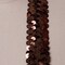 1 Yard 0.75" Penny Brown Stretch Sequin Trim Excellent for Crafting and Scrapbooking
